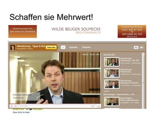 Schaffen sie Mehrwert!
 