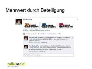 Mehrwert durch Beteiligung
 