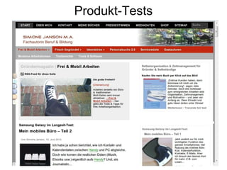 Produkt-Tests 