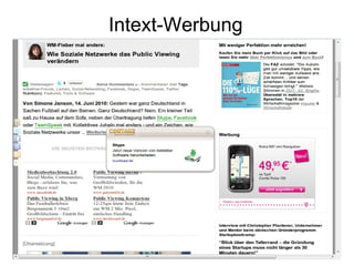 Intext-Werbung 