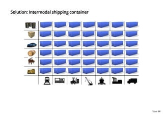 Solution: Intermodal shipping container
5 sur 68
 