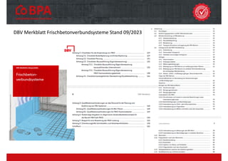 DBV Merkblatt Frischbetonverbundsysteme Stand 09/2023
 