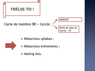 Elections en décembre. Vous divertir ! Conférences axées sur une question juridique ;