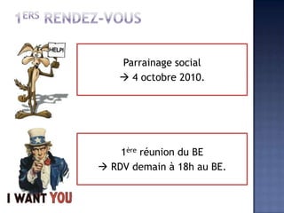 Soirées étudiantes ;