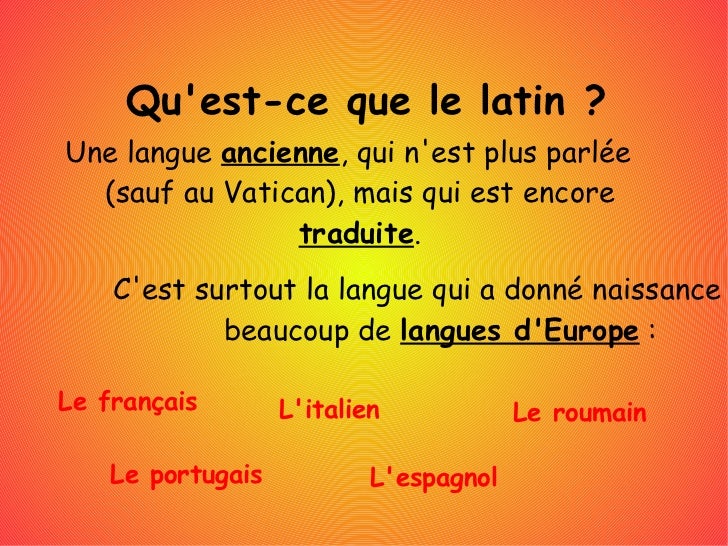 Page Présentation Latin fr.slideshare.net