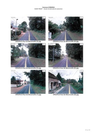 Commune d’ORGERUS
AVANT-PROJET - Dossier de demande de subvention
10 sur 40
 