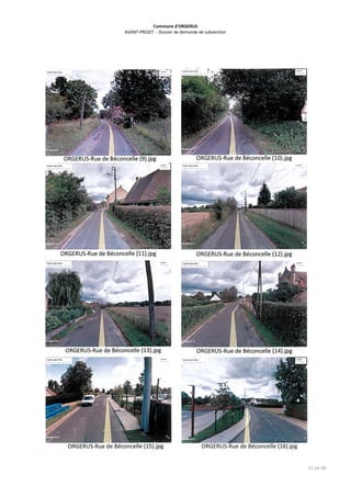 Commune d’ORGERUS
AVANT-PROJET - Dossier de demande de subvention
11 sur 40
 
