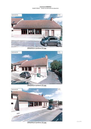 Commune d’ORGERUS
AVANT-PROJET - Dossier de demande de subvention
15 sur 40
 
