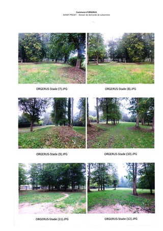Commune d’ORGERUS
AVANT-PROJET - Dossier de demande de subvention
24 sur 40
 