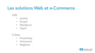 CMS
• Joomla
• Drupal
• Wordpress
• Typo3
E-Shop
• Prestashop
• Virtuemart
• Magento
 