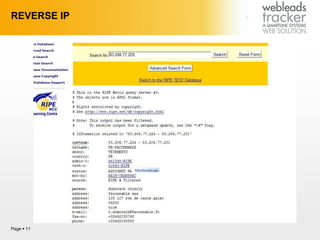 REVERSE IP
Page  11
 