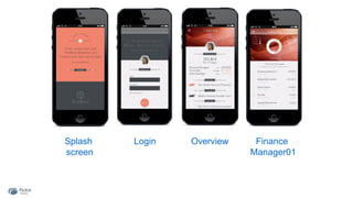 Splash
screen
Login Overview Finance
Manager01
 