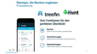 26
Startups, die Banken ergänzen
Finanzplanung
 