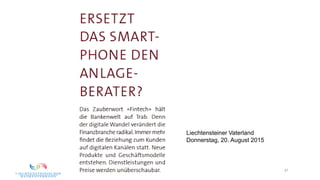 27
Liechtensteiner Vaterland
Donnerstag, 20. August 2015
 