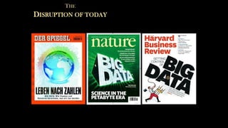 THE
DISRUPTION OF TODAY
 