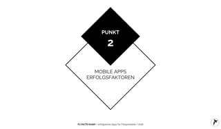FLYACTS GmbH / erfolgreiche Apps für Fotoprodukte / 2016
MOBILE APPS
ERFOLGSFAKTOREN
PUNKT
2
 
