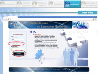           Conception53612 Introduction         Réalisation       Conclusion &perspectives        Solution         proposée         Etude des          besoins4Vue dynamiqueLes diagrammes de séquences