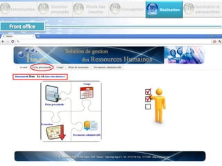           Réalisation43612 Introduction         Etude des          besoins         Conception       Conclusion &perspectives        Solution         proposéeBack office 5
