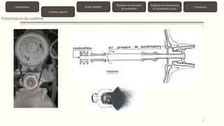 8 
Introduction 
Contexte général 
Etude AMDEC 
Méthode de résolution 
de problèmes 
Politique de maintenance 
& Estimation du gain 
Conclusion 
Présentation du système 
 