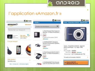 l’application «Amazon.fr »

8

 