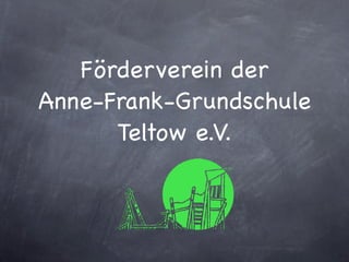 Förderverein der
Anne-Frank-Grundschule
      Teltow e.V.
 