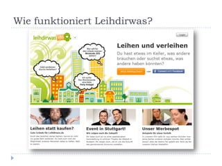 Wie funktioniert Leihdirwas?
 
