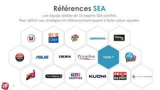 Références SEA
une équipe dédiée de 15 experts SEA certifiés
Pour définir vos stratégies en référencement payant à forte v...