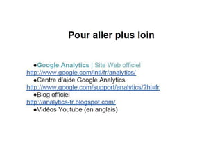 Présentation google analytics gdg