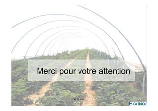 Merci pour votre attention


          G Pichon
 