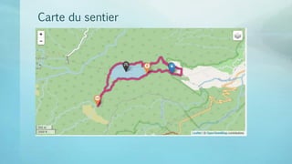 Carte du sentier
 
