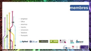 membres
- belighted
- CBlue
- eteamsys
- Inpulso
- Universem
- Yakafaire
- Pastopole
 