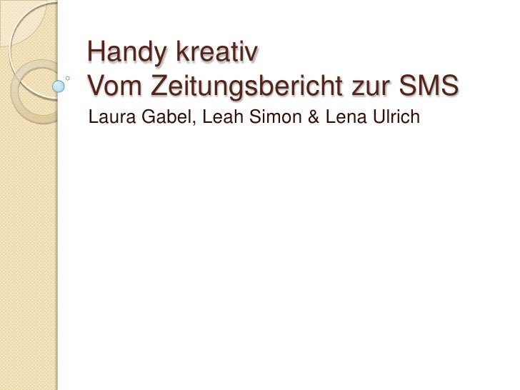 Prasentation Handy Im Unterricht