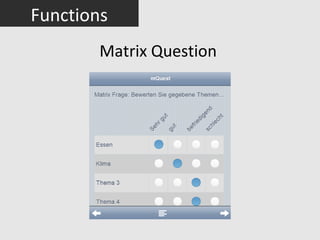 Functions
        Matrix Question
 