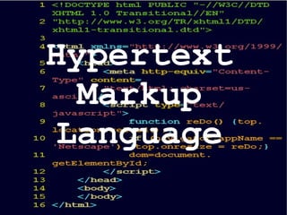 Hypertext Markup Language 