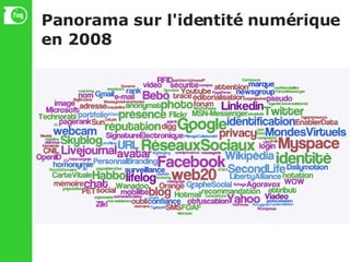 Panorama sur l'identité numérique en 2008 