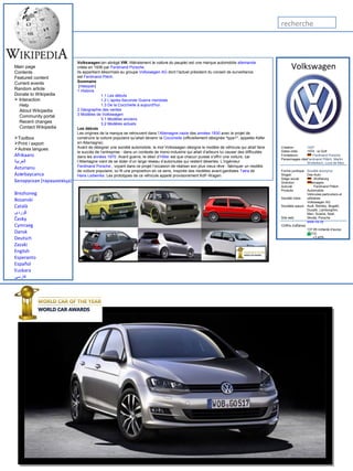 Volkswagen Coccinelle — Wikipédia