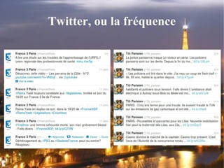 Twitter, ou la fréquence 