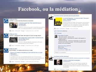Facebook, ou la médiation 
