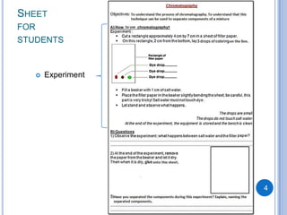 SHEET
FOR
STUDENTS



         Experiment




                       4
 