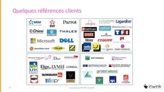 Quelques références clients
A product by INFINITE SQUARE21
 