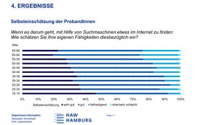 (Un)bekannte Akteure auf der Suchergebnisseite? Ein Vergleich zwischen selbst eingeschätzter und tatsächlich vorhandener Suchmaschinenkompetenz deutscher InternetnutzerInnen