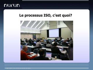Le processus ISO, c’est quoi?