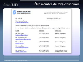 Être membre de ISO, c’est quoi?