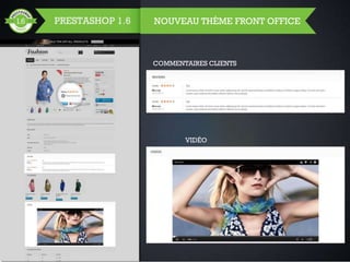 Page 19Page 19
NOUVEAU THÈME FRONT OFFICE
COMMENTAIRES CLIENTS
VIDÉO
 