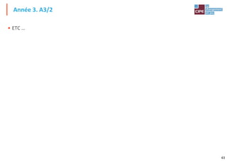 43
Année 3. A3/2
• ETC …
 