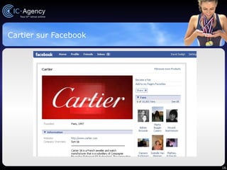 Cartier sur Facebook 