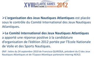 Jeux nautiques atlantique 2012