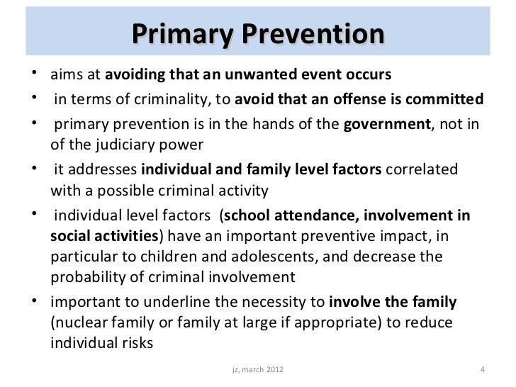 Good practices in Juvenile Delinquency's Prevention in Switzerland