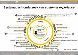 Inleiding   Deel 1   Deel 2   Business Case   Conclusie


   Systematisch onderzoek van customer experience




                                              Bron : LEGO / Forrester
 