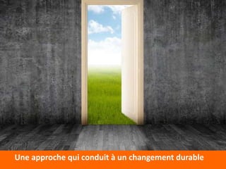 Une approche qui conduit à un changement durable
 